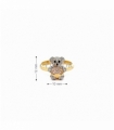 ANILLO ORO 18KT OSO CIRCONITAS