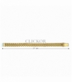 PULSERA MODERNA ORO 18KT