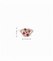 ANILLO ORO 18KT CORAZON CON CIRCONITAS