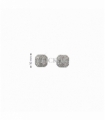 PENDIENTES ORO BLANCO 18KT CIRCONITAS