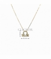 COLLAR ORO 18KT LIBRA DIAMANTES 0.17CT