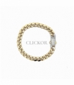 PULSERA CUBANA ORO 18KT CIERRE CIRCONITA