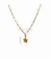 COLLAR ORO 18KT MODERNO CON ESTRELLA