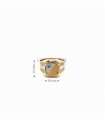 SELLO ORO BICOLOR 18KT CON CIRCONITA