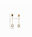 PENDIENTES COLGANTES ORO 18KT CIRCONITAS